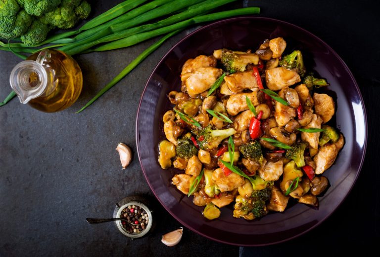 Chicken and Mushroom Stir-Fry
