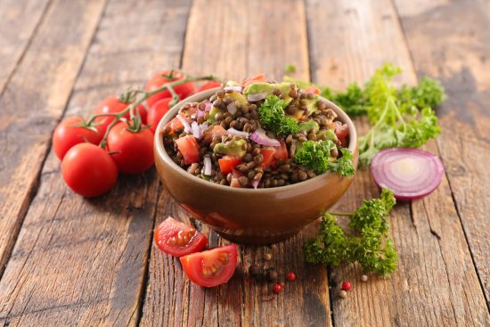 French Lentil Salad, or Salade de Lentilles, is a nutritious and flavorful dish that features French green lentils, which are known for their firm texture and peppery taste.