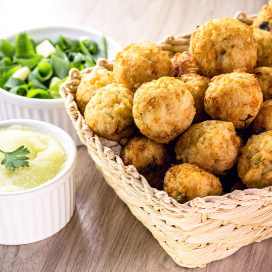 Bolinho de Arroz is not only a tasty and economical snack but also an excellent way to minimize food waste by repurposing leftover rice. These fritters are versatile, allowing for various flavor combinations according to your preferences or what you have on hand.