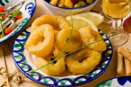 Calamares a la Romana is a tasty, crowd-pleasing dish often enjoyed as an appetizer or a snack, particularly popular in coastal regions of Spain.