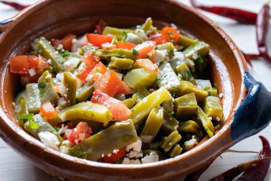 Ensalada de Nopal is not only a unique and flavorful dish but also packed with fiber and vitamins. It’s a nutritious addition to any meal and can serve as a salad course or a light, healthy entrée.