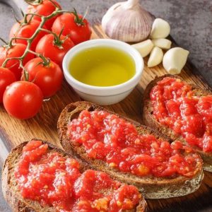 Pan con Tomate is a testament to the beauty of Spanish cuisine, where the quality of ingredients shines through in simple yet flavorful dishes. Enjoy this as a snack, an appetizer, or a complement to a variety of main dishes.