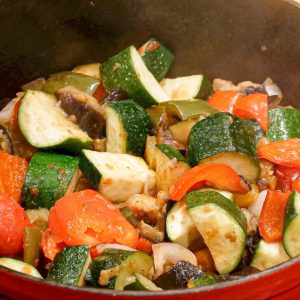 Ratatouille Niçoise is a vibrant and flavorful vegetable stew from Nice, in the Provence region of France.