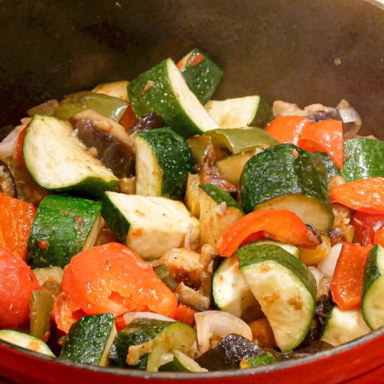 Ratatouille Niçoise is a vibrant and flavorful vegetable stew from Nice, in the Provence region of France.