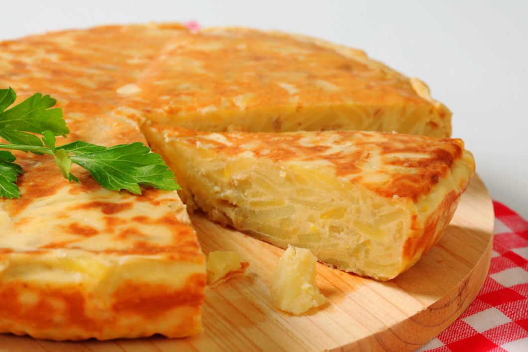 Tortilla Española is a comforting and satisfying dish, embodying the essence of Spanish home cooking with its simple ingredients and robust flavors.