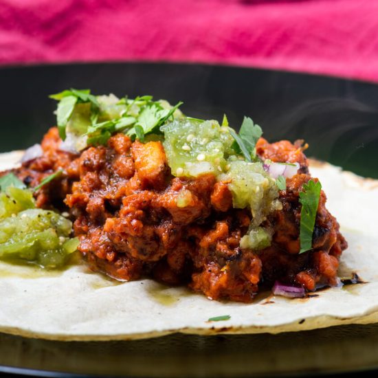 These vegetarian tacos capture the essence of the traditional Tacos al Pastor with a satisfying texture and a burst of flavors. They're perfect for a quick weeknight meal or a festive gathering with friends and family.