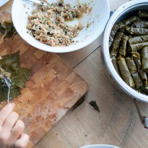 Dolmades (stuffed grape leaves) are a classic dish found in many Mediterranean and Middle Eastern cuisines