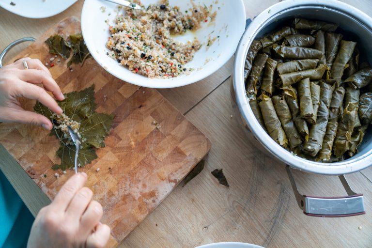 Dolmades (Stuffed Grape Leaves)