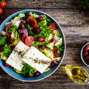 Greek Salad (Horiatiki) is a delicious and healthy dish that captures the essence of Mediterranean cuisine. Its combination of fresh vegetables, creamy feta, and tangy olives makes it a perfect choice for any meal.